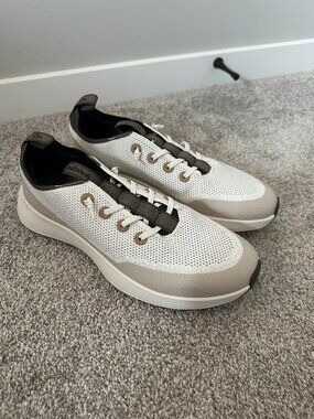 Allbirds Tree Runner Go Utility - Men’s Size 10 - Natural White Rustic Brown NIB